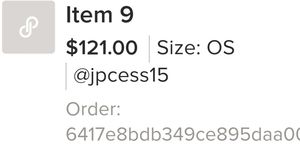 Item from live show #9 for @jpcess15